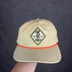 Bote Trucker Hat Mens OSFA Tan Orange Rope Patch Nylon Snapback SUP Paddleboard